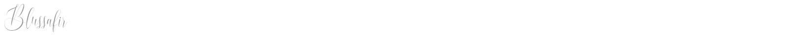 Blussafir font preview